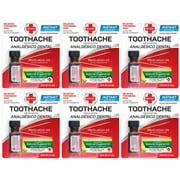 Red Cross Toothache Complete Medication Kit 0.12 oz (Pack of 6)