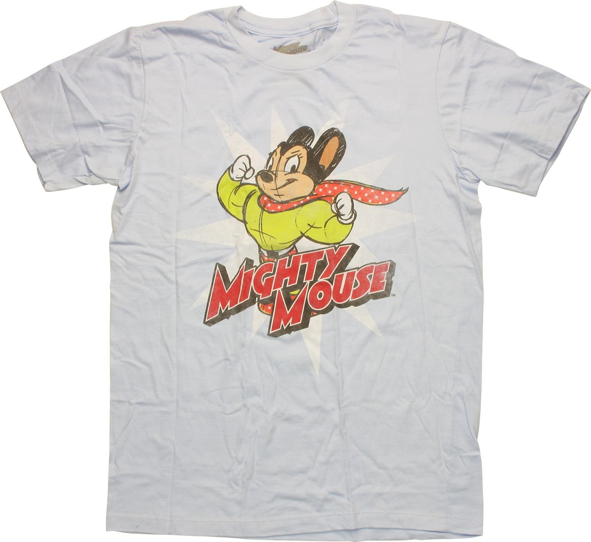 Mighty mouse t shirt walmart Clearance