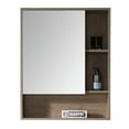 thumbnail image 2 of Fine Fixtures Surface Mount Bathroom Medicine Cabinet, Grey., 2 of 3