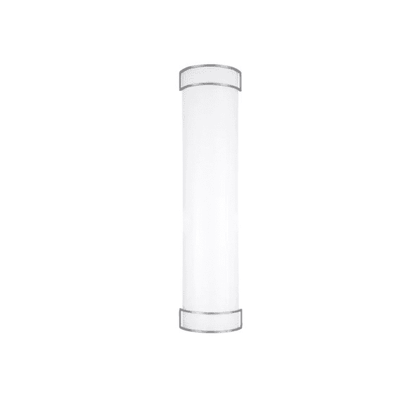 Sunset Lighting F9871-80 Flush Mount with White Acrylic Lens Shades, Bright Satin Nickel Finish