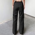 thumbnail image 5 of RYDCOT Cargo Pants for Women High Waisted Casual Pants Baggy Stretchy Wide Leg Y2K Streetwear with 6 Pockets Flash&nbsp;Deals, 5 of 8