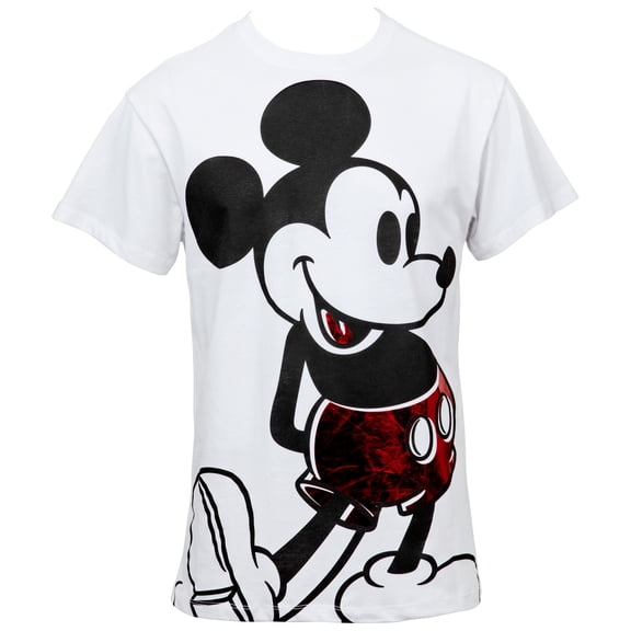 Mickey Mouse Golly Expression Pose T-Shirt-Small