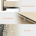 thumbnail image 5 of Modern Wooden Dresser, 9 Drawers Chest of Drawers with T-Shaped Sturdy Wood Legs, Multi-Functional Storage Cabinet Organizer for Bedroom, Hallway, Living Room,Beige, 5 of 7