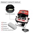thumbnail image 4 of FUIALDOLG Crossbody Bag for Work, 2 Layer with Front Pocket Crossbody Purse for Girls Cartoon Fire Truck Print Design Crossbody Bags, 4 of 7
