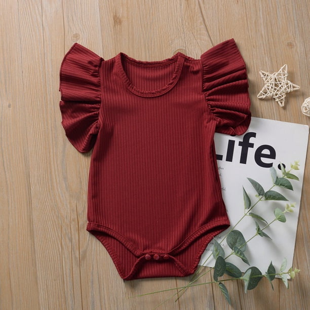 Kimi ๑ Recién Nacido Bebé Niña romper Baju Jumpsuit Bodysuit Ropa De Una Pieza Para 0-18 Meses