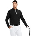 thumbnail image 4 of Alex Vando Mens Golf Shirt Moisture Wicking Quick-Dry Short Sleeve Casual Polo Shirts for Men, 4 of 5