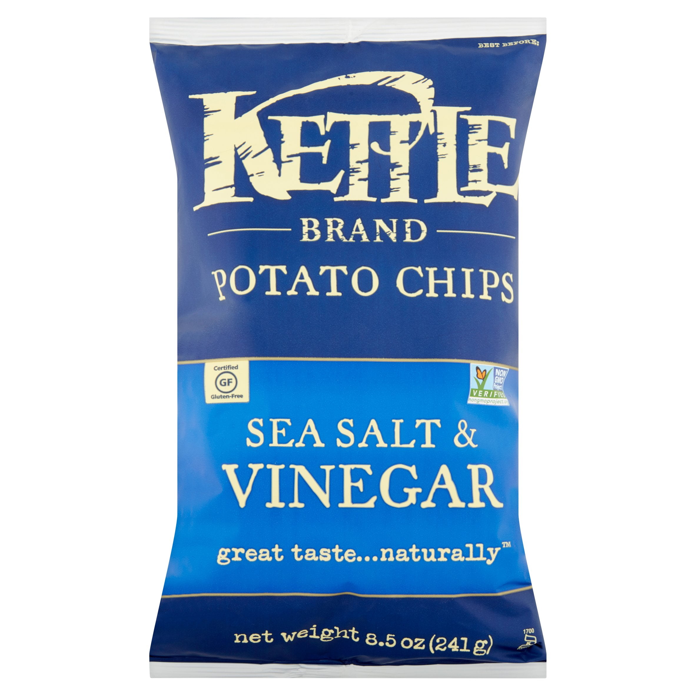 Kettle Brand Sea Salt & Vinegar Potato Chips, 8.5 oz by Kettle Foods, Inc.