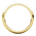 thumbnail image 2 of 18k Yellow Gold 2mm Polished Comfort Fit Band Ring - 2.4 Grams - Size 4, 2 of 2