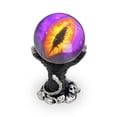 thumbnail image 2 of 3D Crystal Ball with DIY Video Playback 7cm Display Sphere, Orange, 2 of 5