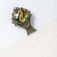 thumbnail image 5 of Sea horse Copper-Colored Lace Bookmarks: Stainless Steel Book Markers Set for Readers and Book Lovers, 5 of 5