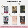 thumbnail image 4 of Kedzie Essentials Only Card ID Holder Vegan Leather with Classic Keyring, The Bohemian (Women's), 4 of 9