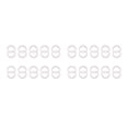thumbnail image 1 of pitrice 10 Pieces ABS Women Bra Strap Clip Solid Color Nonslip Heart Shape Replacement Universal Converter Accessories Transparent 2Set, 1 of 1