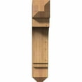 thumbnail image 2 of Ekena Millwork 5 1/2"W x 24"D x 28"H Imperial Craftsman Smooth Bracket, Western Red Cedar, 2 of 13
