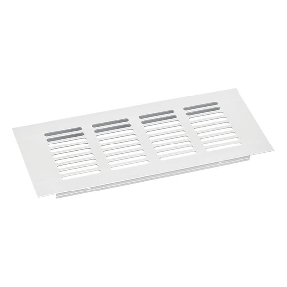 Unique Bargains Air Vents Cover, 1Pcs 200 x 80mm Aluminum Alloy Mesh Air Return Vent Cover, Louvered Ventilation Grille (Silver)