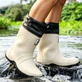 thumbnail image 6 of Women's Waterproof PVC Ankle Rain Boots Non Slip Thick Heel Gardening Shoes, 6 of 7