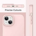 thumbnail image 6 of JETech Silicone Case for iPhone 14 6.1-Inch, Silky-Soft Touch Full-Body Protective Phone Case, Shockproof Cover with Microfiber Lining (Pink), 6 of 7