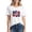 #01 White, variant on Busydd Independence Day T Shirts for Women Fashion American Flag Print 4th of July Patriotic Tshirts Casual Round Neck Short Sleeve Summer Tops Comfy Cotton Graphic Tees S