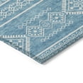 thumbnail image 4 of Addison Rugs Chantille Indoor/Outdoor Transitional Southwest Teal Washable Rectangle Rug, 9' x 12', 4 of 6