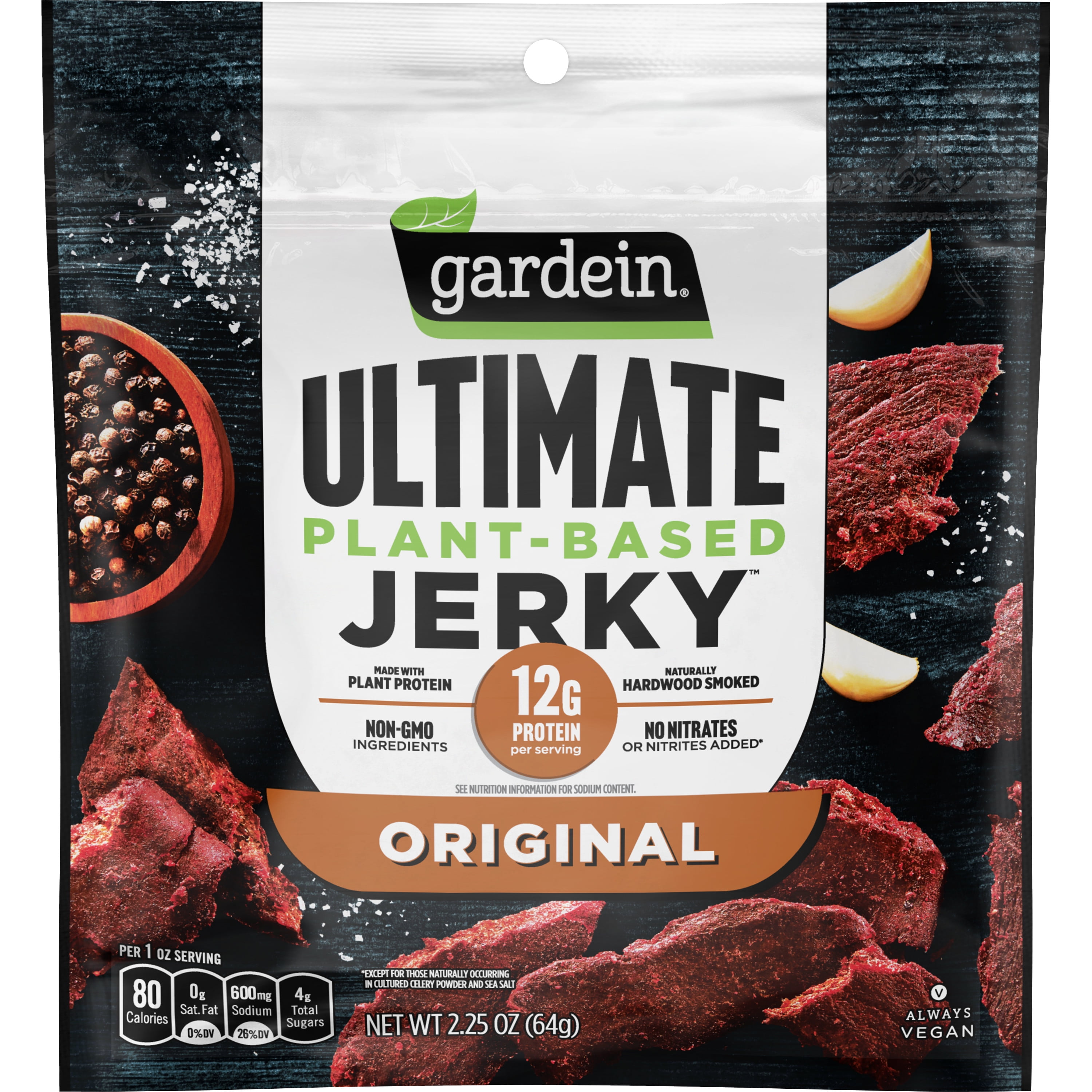 Gardein Ultimate PlantBased Jerky, Original, 2.25 oz Gardein Ultimate PlantBased Jerky, Original, 2.25 oz