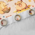 thumbnail image 4 of Homewish Cute Cartoon Capybara Black Out Curtains,Colorful Stars Print Curtains Pack of 2 (42x63 Each),Kawaii Animal Kapibara Bedroom Curtains For Gitls Boys,Luxury Bedroom Decor, 4 of 6