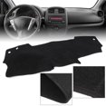 thumbnail image 1 of Adecuado para Nissan Versa 2012-18 13 Funda protectora para panel de instrumentos de poliéster negro, 1 of 4