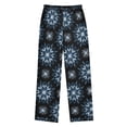 thumbnail image 3 of Kids' Pajama Pants Soft Relaxed Fit Sleep Pants Lounge Pants with Pockets Explosion Of Blue Ink Small, 3 of 9