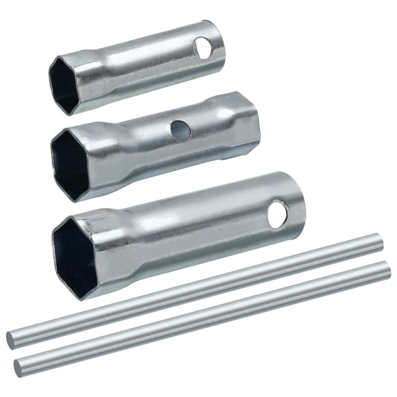 Unique Bargains Ignition Spark Plug Spanner Set Dual-Ended Wrench Socket (16mm, 21mm, 17/19mm)