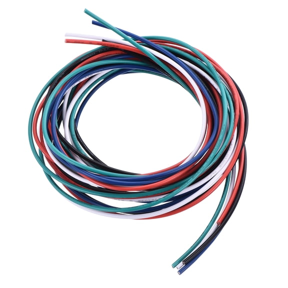 20 Gauge Hookup Wire 1.5m/5ft 20AWG Flexible Electrical Wire Tinned Copper Stranded 5 Color, 1.5mm