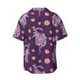 thumbnail image 2 of Wukai Snake And Flower Men's Casual Short-Sleeve Button Down Shirt - Lightweight Summer Dress Shirt for Daily Wear-XX-Large, 2 of 7