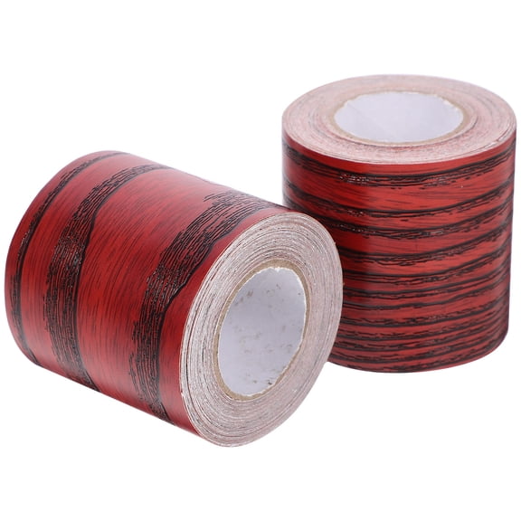 ADDHAT Wood Grain Tape Peel and Stick Skirting Board Covers Self Adhesive Wall Molding Trim