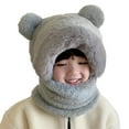 thumbnail image 4 of Winter Scarf And Hat Set For Kids With Ear Protection Super Soft Warm For Boys Girls Ages 3-7, 4 of 4