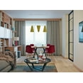 thumbnail image 4 of 2xhome Set of 2 Red Mid Century Modern Contemporary Vintage Molded Shell Designer Side Plastic Eiffel Chairs Wood Legs for Dining Room Living Office Conference DSW Desk Kitchen Comfortable, 4 of 4