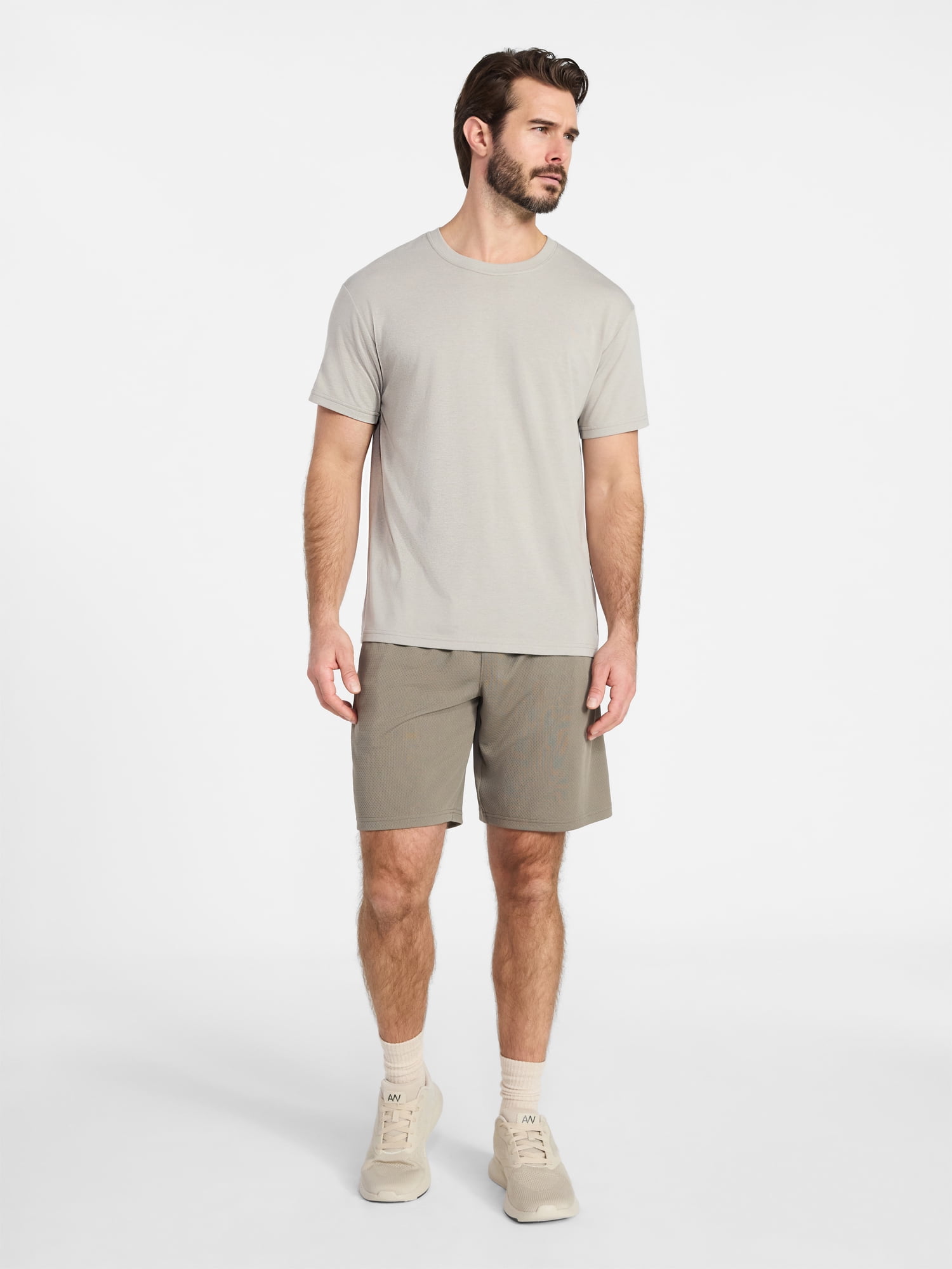 Athletic Works Men's and Big & Tall Tri Blend Tee with Short Sleeves, Sizes XS-4XLT