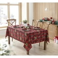 thumbnail image 6 of Newbridge Christmas Holiday Spruce Red Plaid 52 x 70 inch Rectangle Fabric Dining Tablecloth, 6 of 8