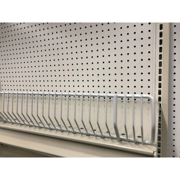 Trion 9007296 Steel Wire Binning Shelving Unit - Gray, 0.5 x 36 x 3 in.