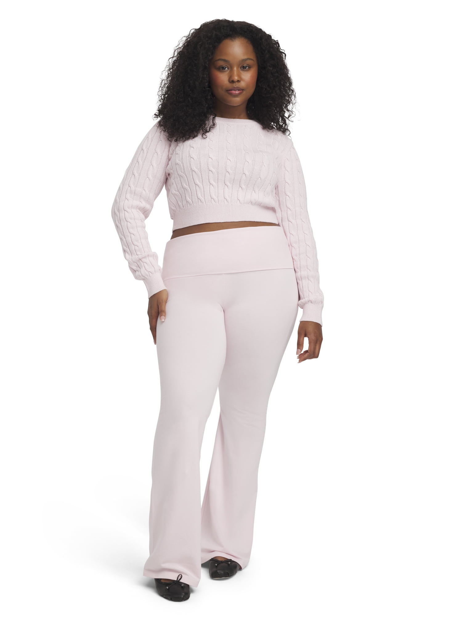 Mills by Millie Bobby Brown Women's Fold Over Pants, Sizes XXS-XXL