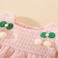 thumbnail image 4 of PENGXIANG Bébé Filles Robe d'Été Manches Courtes Cerise Princesse Robe, 4 of 9