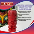 thumbnail image 7 of Geeki Tikis Marvel Iron Man Tumbler | Tiki Style Plastic Cup | Holds 22 Ounces, 7 of 7