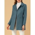 thumbnail image 6 of MODA NOVA Juniors Peter Pan Collar Double Breasted Long Sleeve Winter Coat, 6 of 7