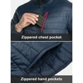 thumbnail image 5 of Off Road Ventures Men's Packable Puffer Jacket Lightweight Insulated Warm Snow Ski Coat for Hiking Travel, 5 of 8