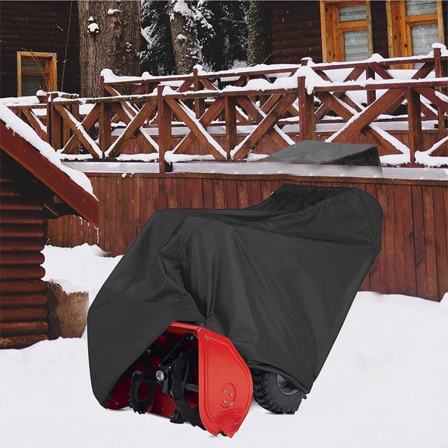210D Oxford Silver-Coated Fabrics Snowblower Cover Waterproof Rip-Proof Anti-Uv Dust Cover