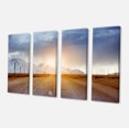 thumbnail image 2 of Straight Road under Blue Sky - Large Landscape Canvas Art, 2 of 3