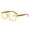 Yellow, variant on Men Brown Wood Grain Reading Glasses 1.50, Women Anti-blue light Spring Hinge Square Readers +1.50 Strength