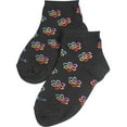 thumbnail image 3 of Tic Tac Toe Girls Ankle Socks 31834-X-Large (BLACK), 3 of 3