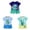 6Pcs Cute Baby Boy Clothes-Dark Blue+Sky Blue+Light Green, variant on Gerichy Boys Outfit Sets 6 Piece Short Sleeve Cotton Cute Kids Summer Clothes T Shirts and Shorts Suit 3M-8T