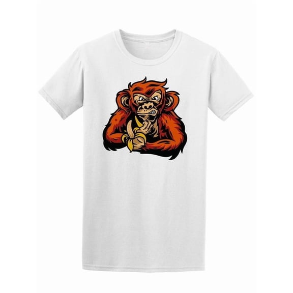 Monkey Eat Banana Tee Men's -Image by Shutterstock