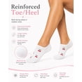 thumbnail image 3 of HIALTODAY No Show Socks Womens 6 pairs, Low Cut Invisible Cotton Ankle Socks for sport or leisure,Size 9-11, 3 of 5