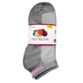 thumbnail image 4 of Tin Corto Fruit Of The Loom para Mujer, Jaspe Sin Felpa Unitalla Paquete con 7 Pares, 4 of 4