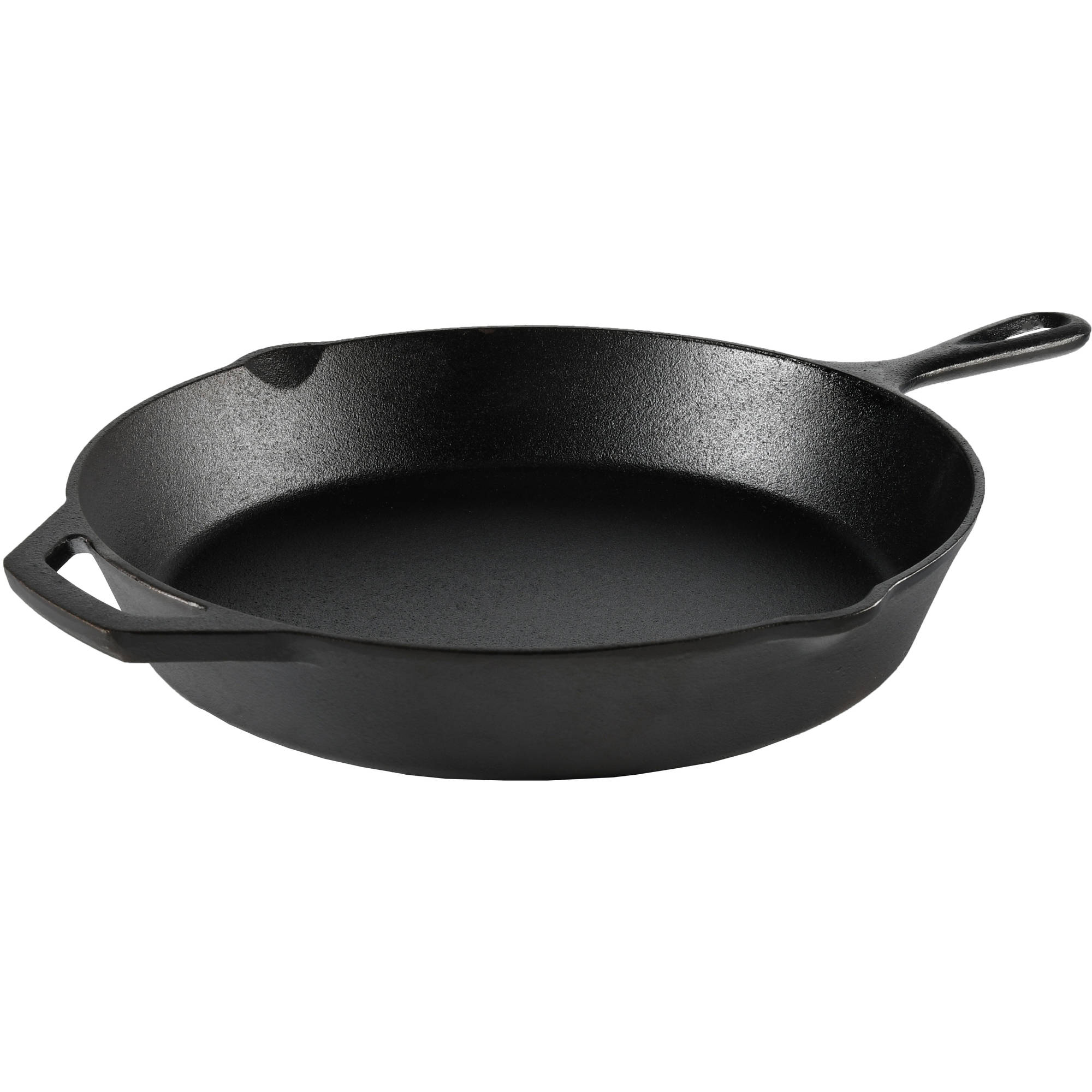 Sartén de hierro fundido pre-sazonado Ozark Trail de 12" con asas 7
