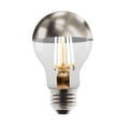 thumbnail image 2 of Better Homes & Gardens A19 Silver Dipped Vintage LED Soft White Light Bulb, 40 watts, Dimmable, E26, 2 Pk, 2 of 10